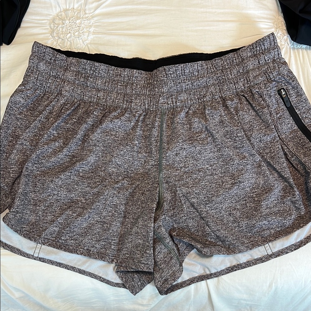 Lululemon Athletica Gray Athletic Shorts with Soft Stretch Fabric